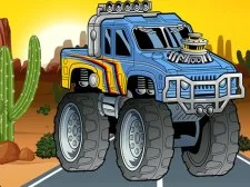 Crazy Monster Truck Jigsaw